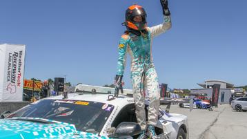 Francis Jr. Takes the Checkered at Laguna